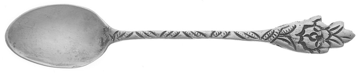 Unf1387 (Sterling) Demitasse Spoon by Unknown Mfg Silver-1