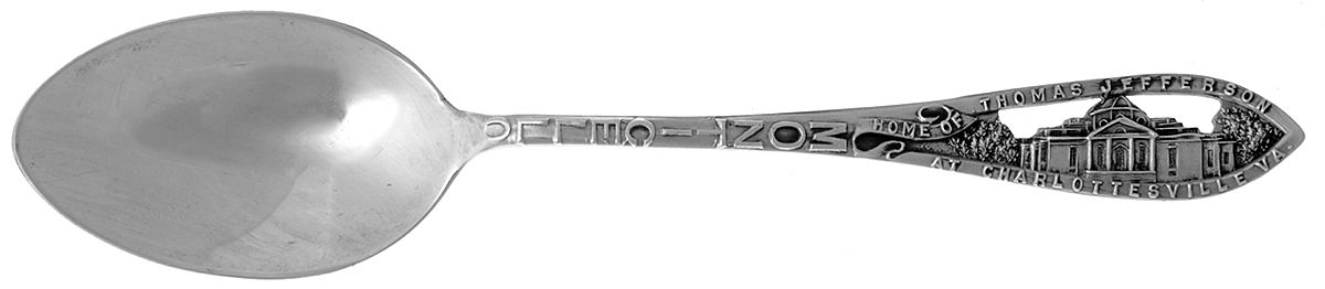 Sterling Souvenir Spoons Virginia Five O'Clock Spoon by Unknown Mfg Silver-1