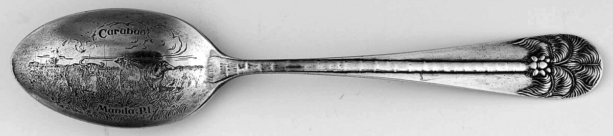 Philippines Souvenir Spoons (Sterling) Philippines Five O'Clock Spoon by Unknown Mfg Silver-1