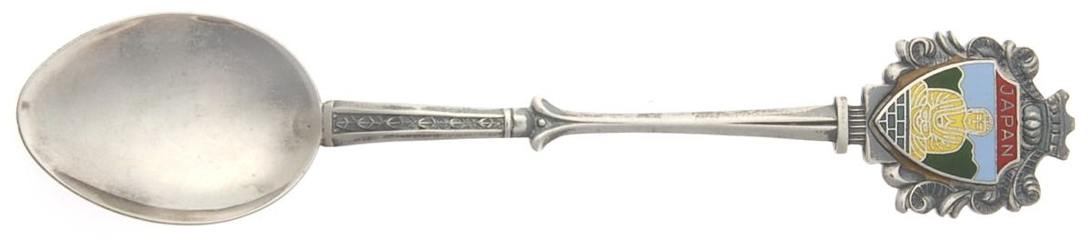 Japan Souvenir Spoons (Sterling) Souvenir Spoon (Demitasse) by Unknown Mfg Silver-1