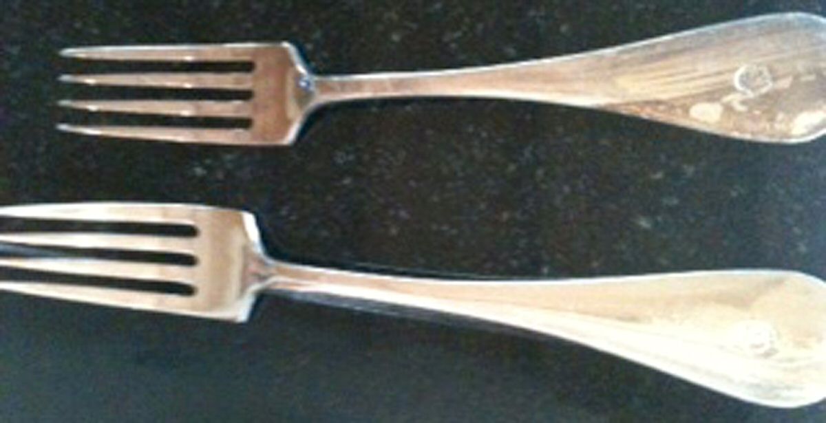 UNF2018 (Silverplate) Fork by Unknown Mfg Silver-1