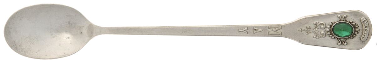 Birth Stones (Sterling) Infant Feeding Spoon by Unknown Mfg Silver-1