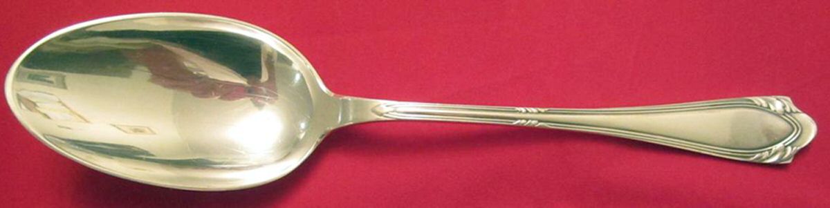 800-142 (Sterling) Tablespoon (Serving Spoon) by Unknown Mfg Silver-1
