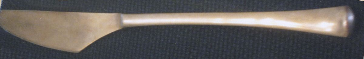 UNF1403 (Bronzeware) New French Solid Knife by Unknown Mfg Silver-1