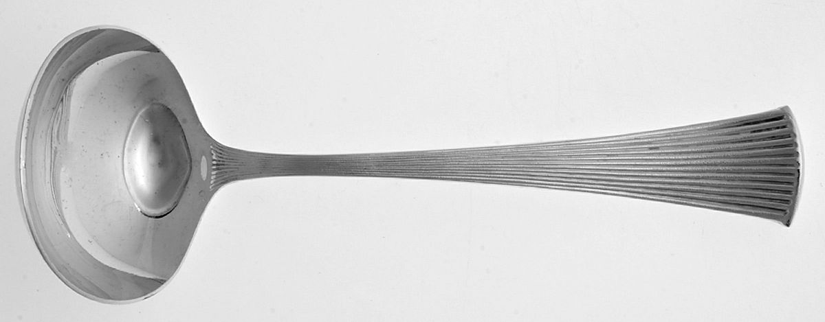 UNF2031 (Silverplate) Solid Gravy Ladle by Unknown Mfg Silver-1