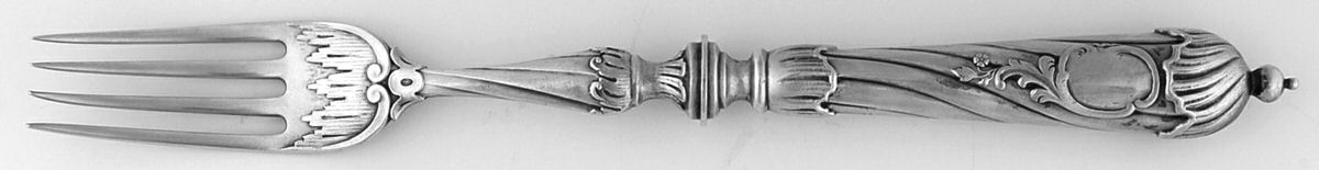 800-144 (Sterling) Hollow Handle Fork by Unknown Mfg Silver-1