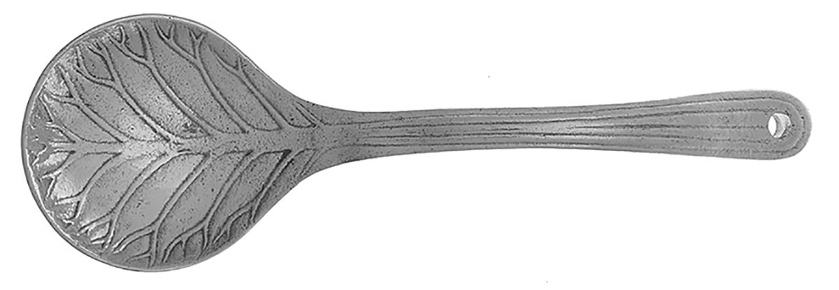 Aluminum Flatware Solid Salad Serving Spoon by Unknown Mfg Silver-1