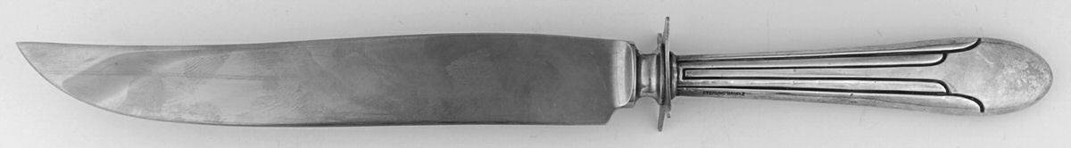 Oregon (Sterling) Small Steak Carving Knife with Stainless Blade by Unknown Mfg Silver-1