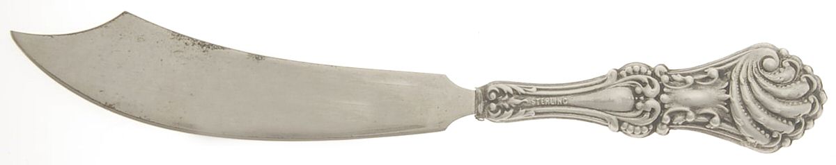 UNF1425 (Sterling) Hollow Handle Paper Cutter-Silverplate Blade by Unknown Mfg Silver-1