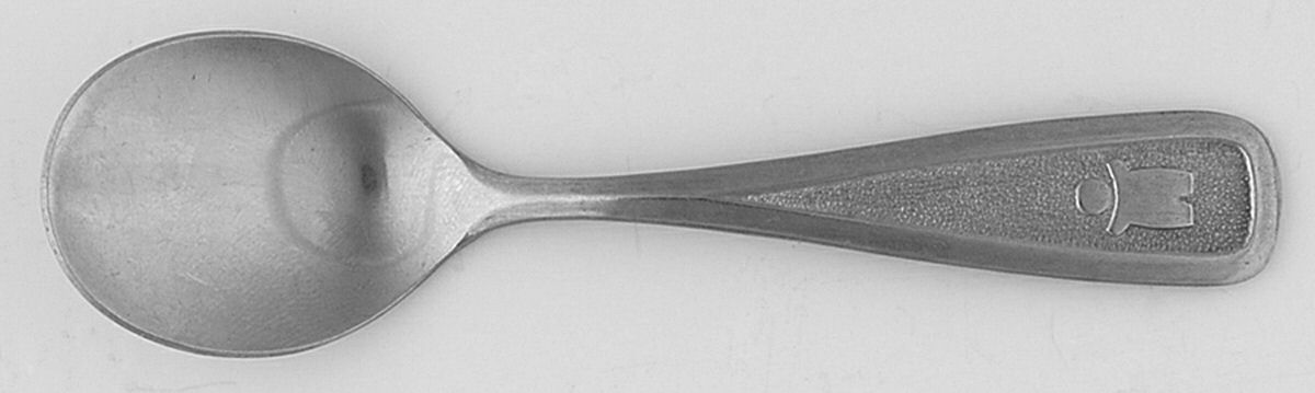 UNF2045 (Stainless) Straight Handle Baby Spoon by Unknown Mfg Silver-1