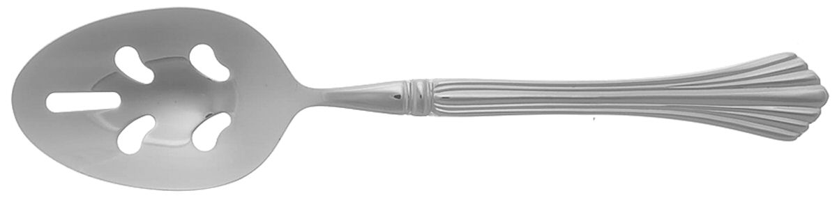UNF2048 (Stainless) Pierced Tablespoon (Serving Spoon) by Unknown Mfg Silver-1