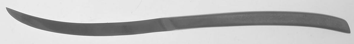UNF2059 (Stainless) Modern Solid Knife by Unknown Mfg Silver-1