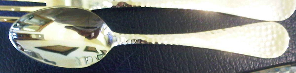 UNF2063 (Gold Electroplate) Teaspoon by Unknown Mfg Silver-1