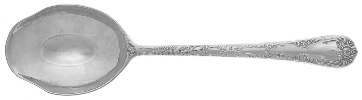 UNF2071 (Silverplate) Tablespoon (Serving Spoon) by Unknown Mfg Silver-1