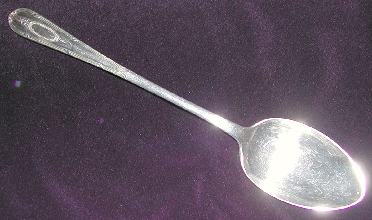 UNF1443 (Silverplate) Place/Oval Soup Spoon by Unknown Mfg Silver-1