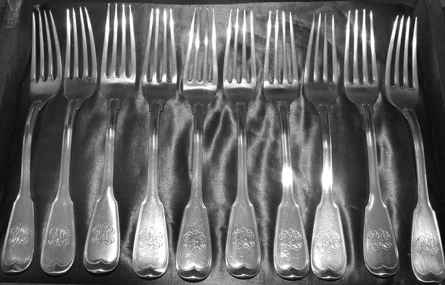 800-158 (Sterling) Fork by Unknown Mfg Silver-1