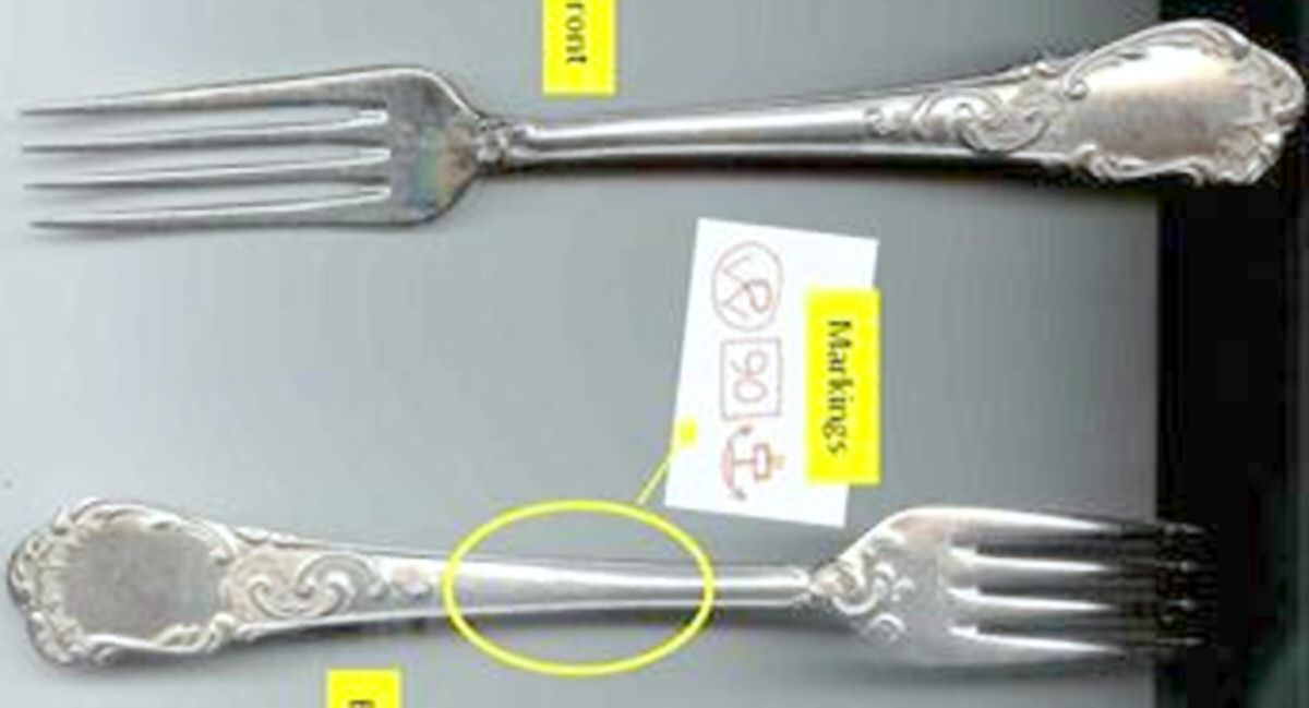 UNF2083 (Silverplate) Fork by Unknown Mfg Silver-1