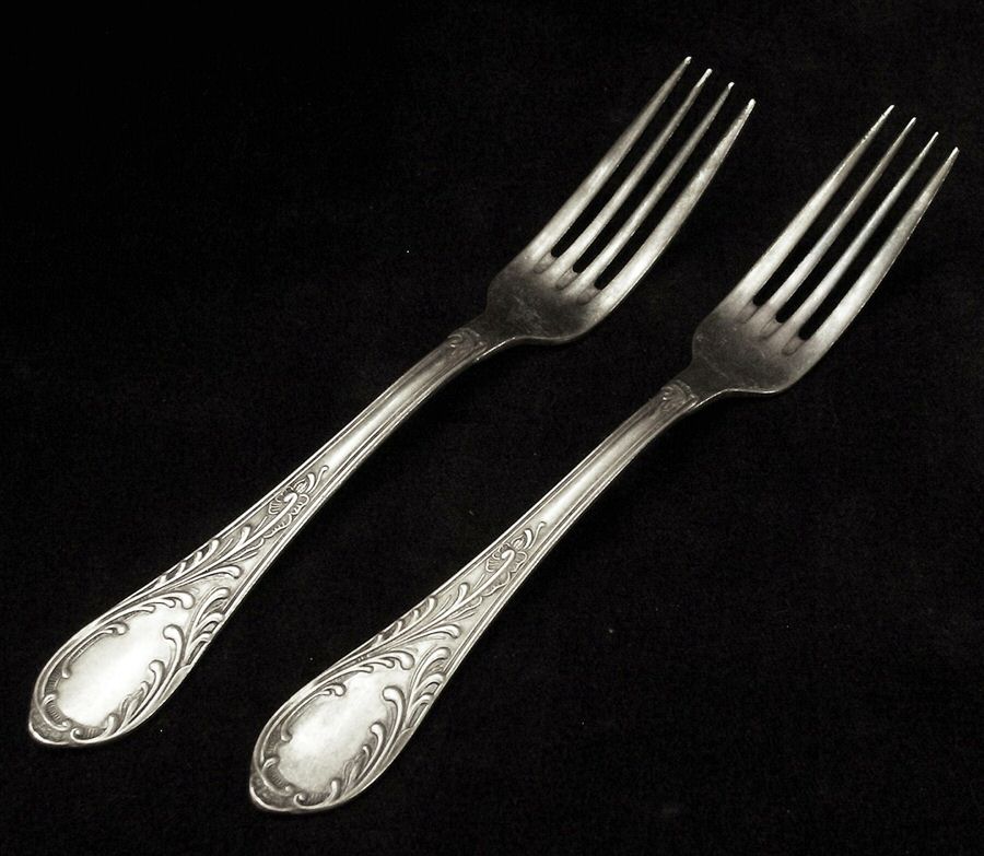 UNF1453 (Silverplate) Fork by Unknown Mfg Silver-1