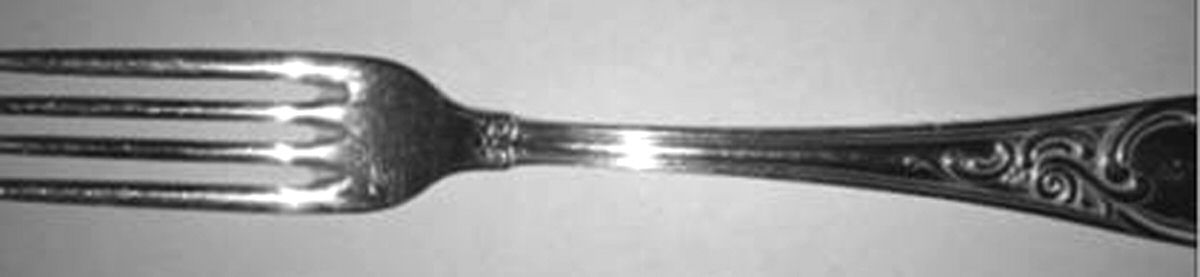 UNF1457 (Silverplate) Fork by Unknown Mfg Silver-1