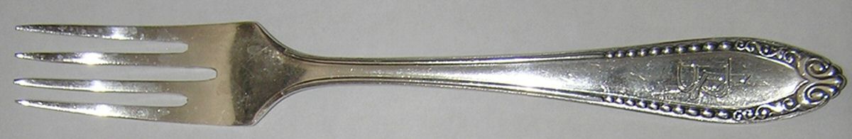 UNF2103 (Silverplate) Fork by Unknown Mfg Silver-1