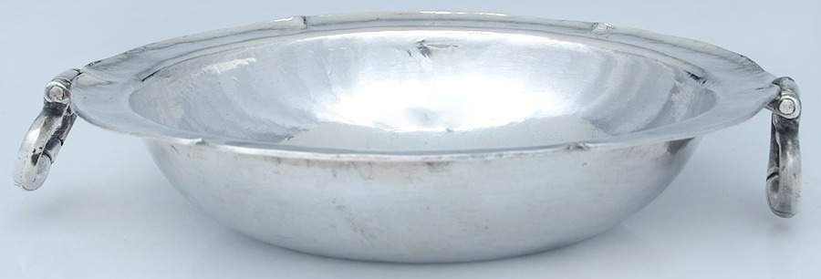 Peru Sterling Hollowware 8" Round Handled Bowl by Unknown Manufacturer-1