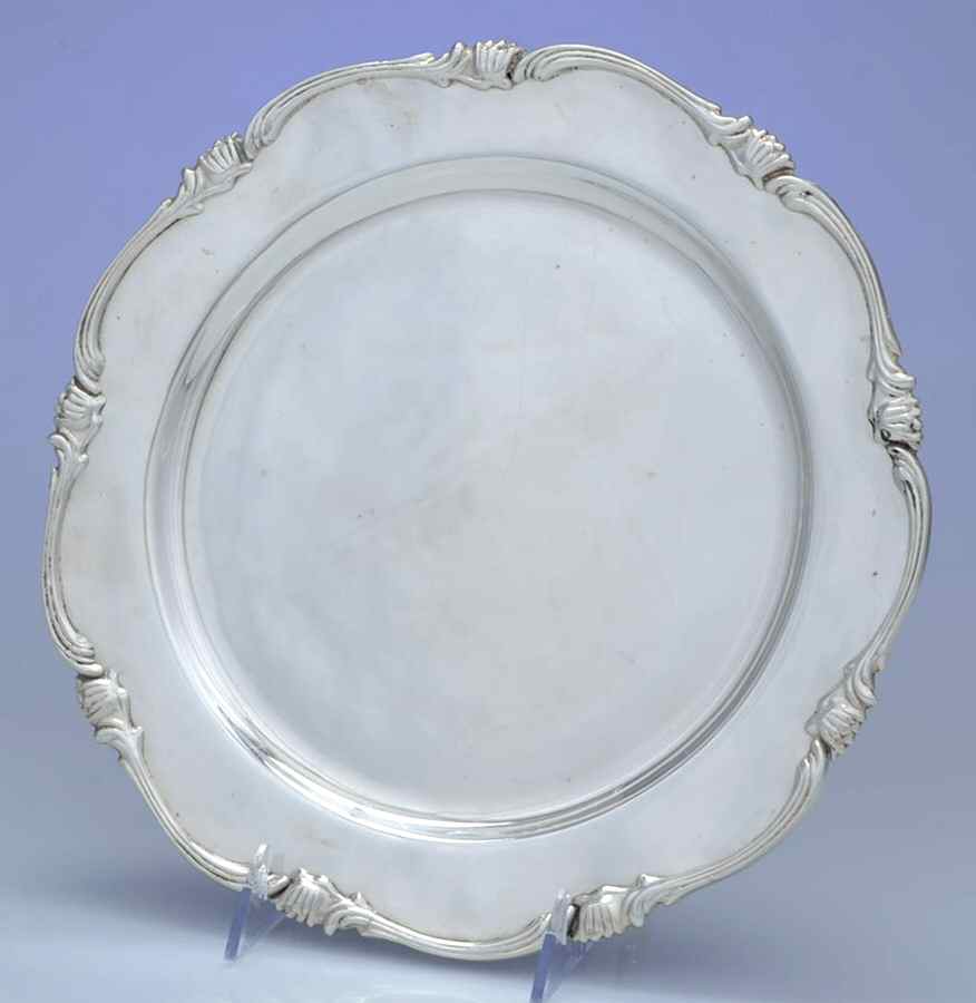 Peru Sterling Hollowware Dinner/Service Plate by Unknown Manufacturer-1
