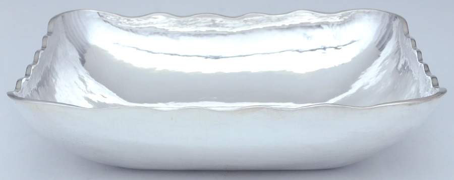 Peru Sterling Hollowware 10" Square Serving Bowl by Unknown Manufacturer-1