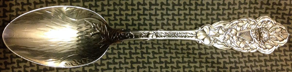 UNF1485 (Sterling) Tablespoon (Serving Spoon) by Unknown Mfg Silver-1