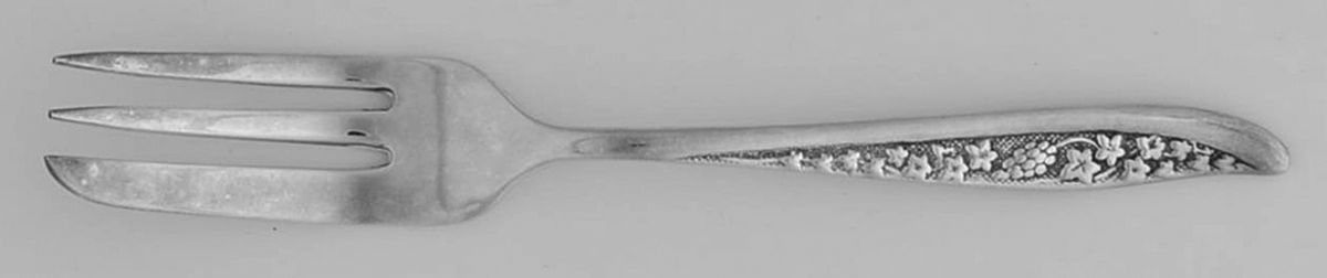 UNF2131 (Silverplate) Dessert Fork by Unknown Mfg Silver-1