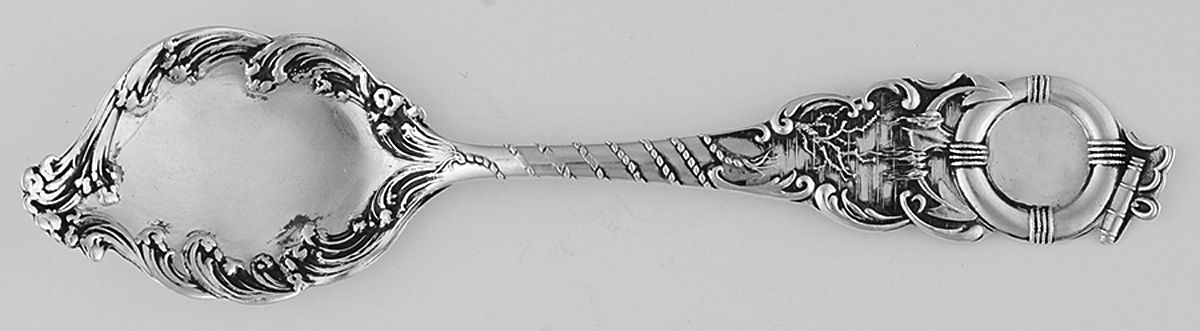 UNF1503 (Sterling) Solid Bon Bon Spoon by Unknown Mfg Silver-1