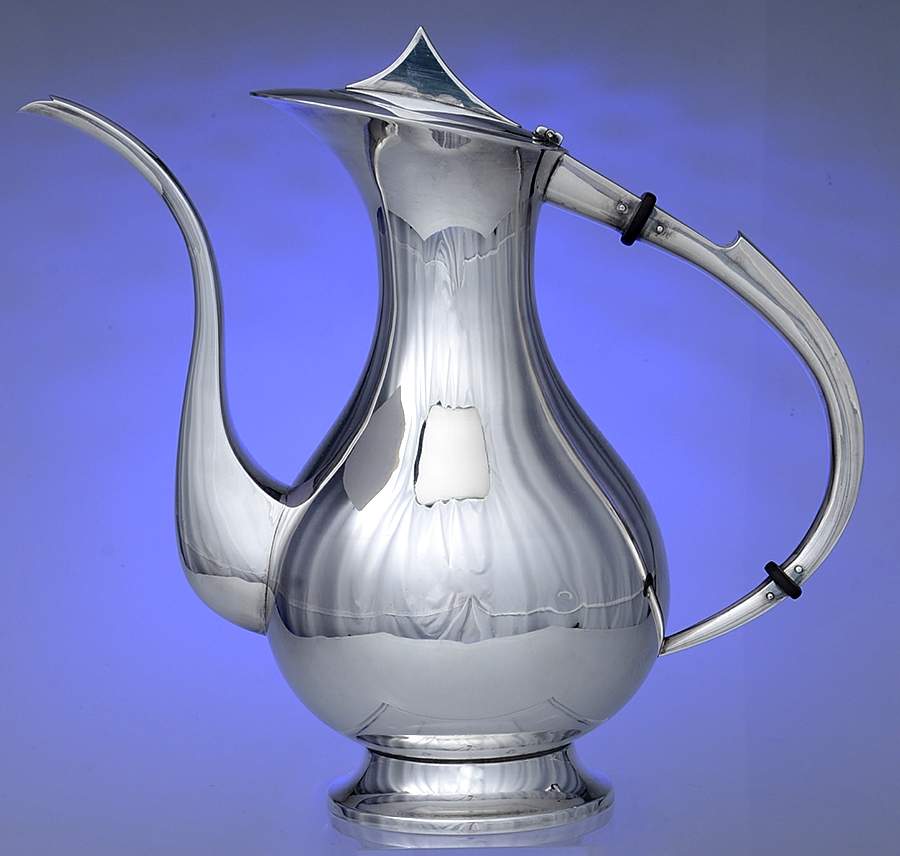 MIA5 (Sterling, Hollowware) Teapot by Miyata-1