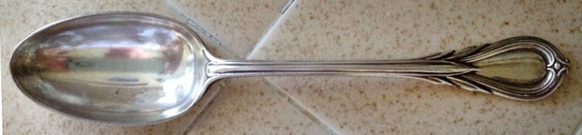 UNF1518 (Sterling) Dessert/Oval Soup Spoon by Unknown Mfg Silver-1