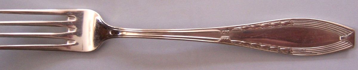 60-2 (Silverplate) Fork by Unknown Mfg Silver-1