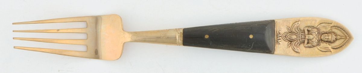 Hong Kong (Brass) Fork by Unknown Mfg Silver-1