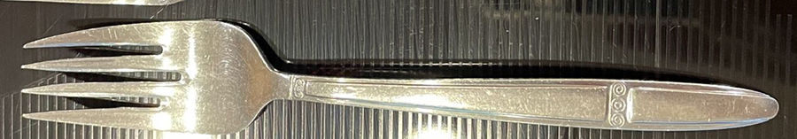 UNF1542 (Stainless) Individual Salad Fork by Unknown Mfg Silver-1