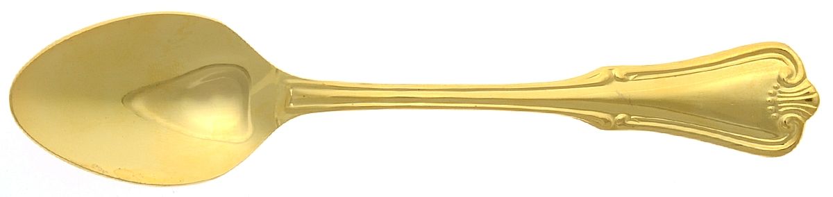 UNF1543 (Gold Electroplate) Teaspoon by Unknown Mfg Silver-1