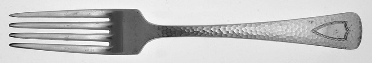 UNF2191 (Silverplate) Fork by Unknown Mfg Silver-1