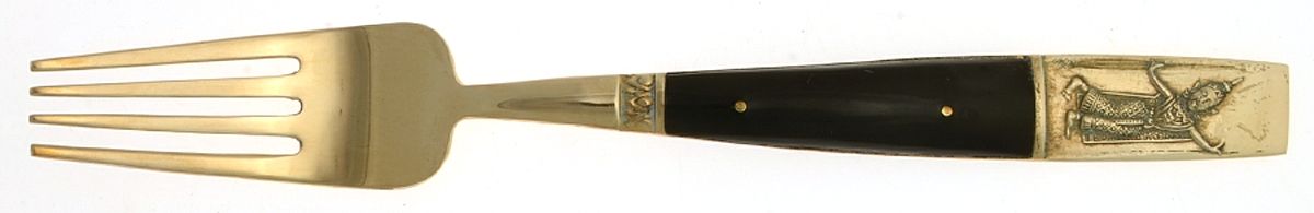 Siam (Brass) Fork by Unknown Mfg Silver-1