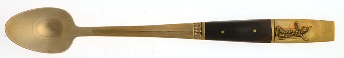 Siam (Brass) Iced Tea Spoon by Unknown Mfg Silver-1