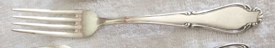 UNF1573 (Silverplate) Fork by Unknown Mfg Silver-1
