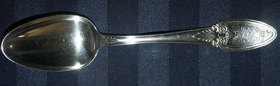 UNF2215 (Sterling) Place/Oval Soup Spoon by Unknown Mfg Silver-1
