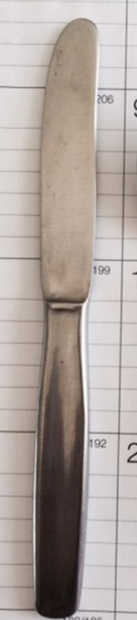 UNF1148 (Stainless) Modern Solid Knife by Unknown Mfg Silver-1