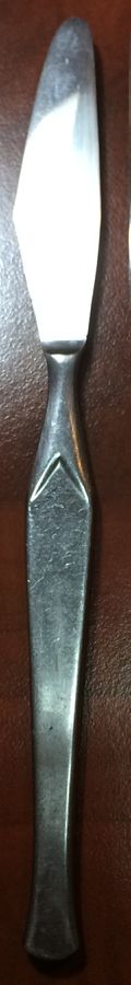 UNF2224 (Stainless) Modern Solid Knife by Unknown Mfg Silver-1