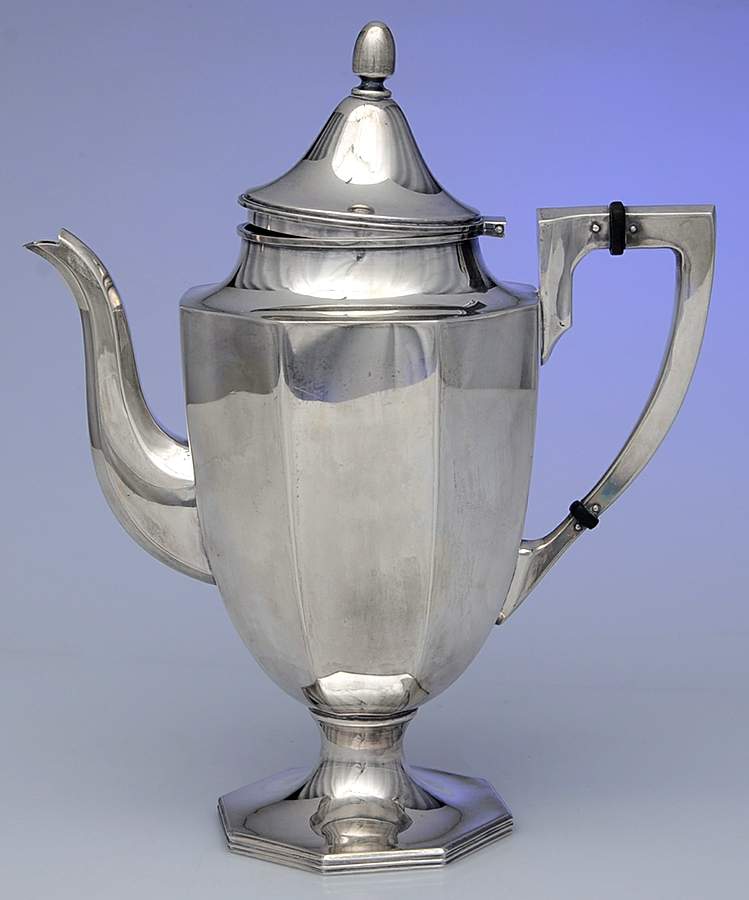 UNH25 (Sterling, Hollowware) Coffee Pot by Unknown Manufacturer-1