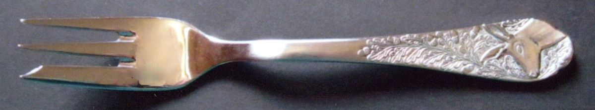 UNF2236 (Silverplate) Individual Salad Fork by Unknown Mfg Silver-1