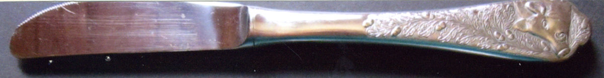 UNF2236 (Silverplate) Modern Hollow Knife by Unknown Mfg Silver-1