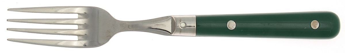 UNF1353 Hunter Green (Stainless) Fork by Unknown Mfg Silver-1