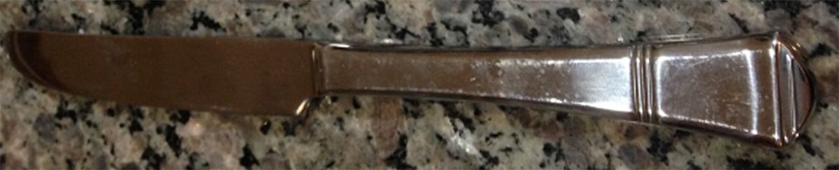 UNF1592 (Stainless) Modern Hollow Knife by Unknown Mfg Silver-1