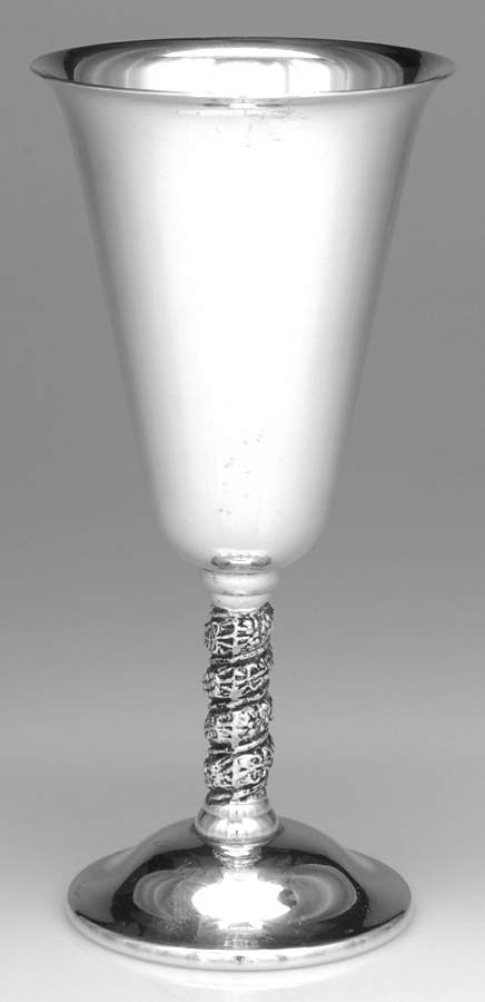 UNH26 (Silverplate, Hollowware) Tea Goblet by Unknown Manufacturer-1