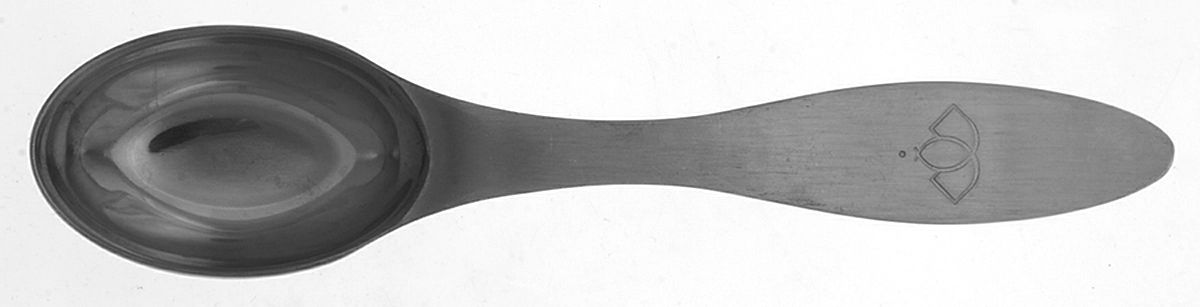 Gevalia (Stainless) stainless coffee scoop by Unknown Mfg Silver-1